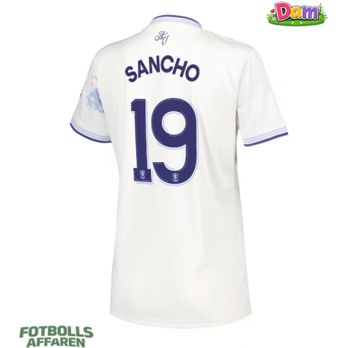 Aston Villa Jadon Sancho #19 Tredje Tröja Kvinnor 2025-26 Kortärmad